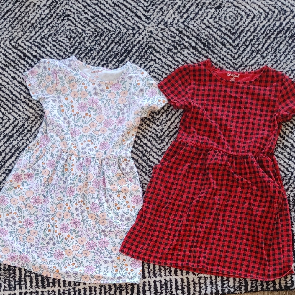 Cat & Jack Multicolored Pleated Sundress Casual